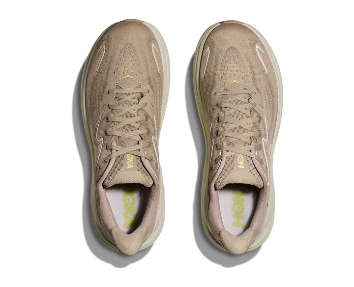 HOKA Men's Clifton 10 - RAW LINEN / STONE (Wide)