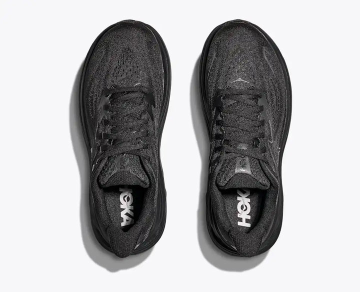 HOKA Women's Clifton 10 - BLACK / BLACK (Extra Wide)