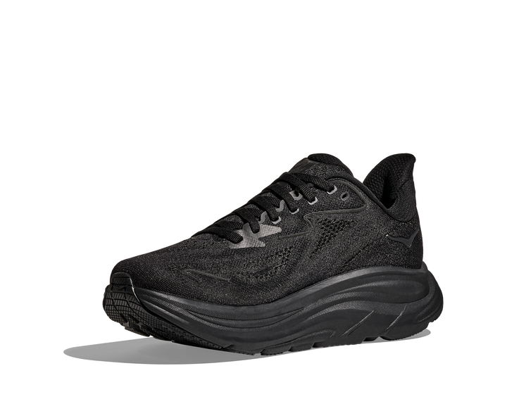 HOKA Women's Clifton 10 - BLACK / BLACK (Wide)