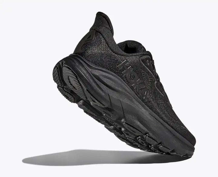 HOKA Women's Clifton 10 - BLACK / BLACK (Extra Wide)