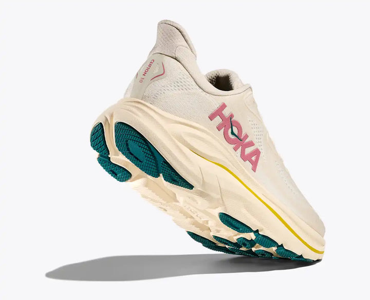 HOKA Clifton 10 para mujer - ABEDUL/ALABASTER (Ancho)