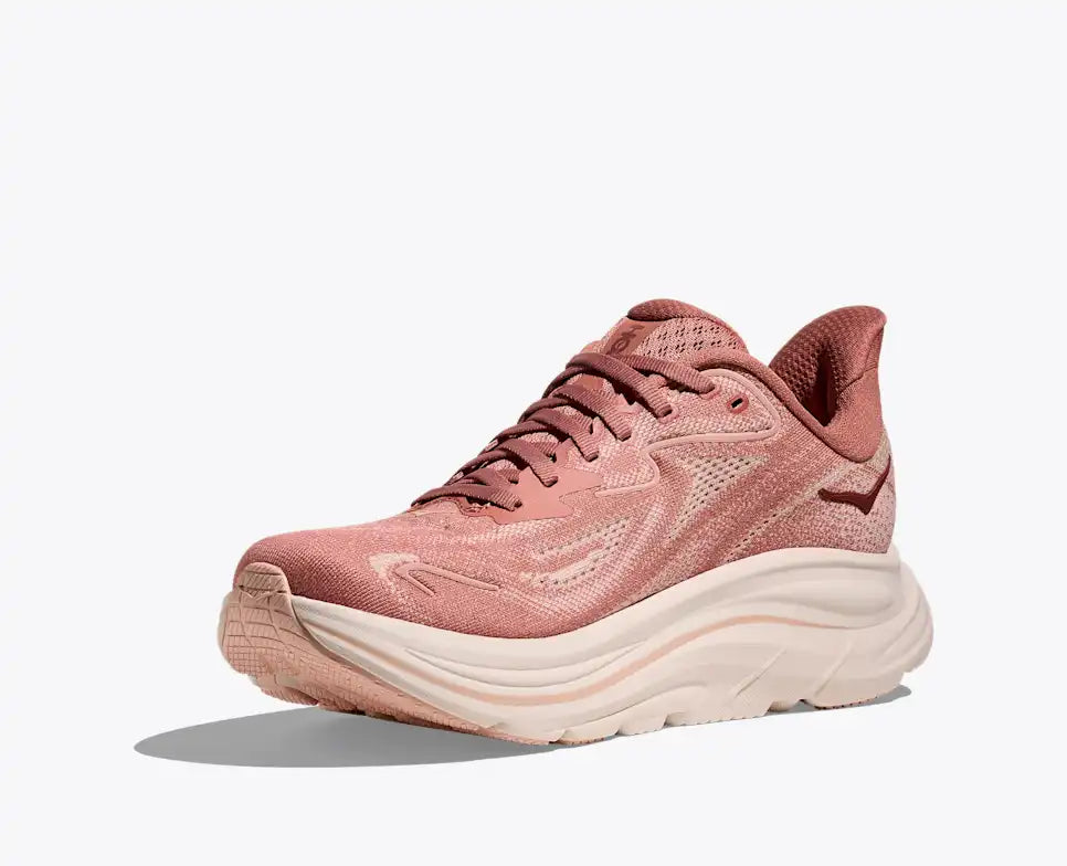 HOKA Women's Clifton 10 - BLUSH / ROSE LATTE (Wide)