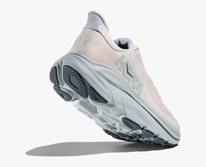 HOKA Clifton 10 para mujer - GROUT / MINERAL BLUE (Extra ancho)