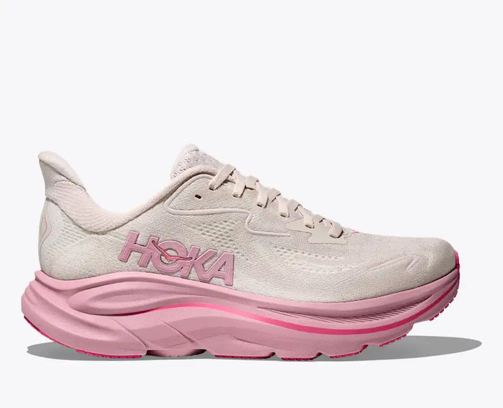 HOKA Women's Clifton 10 - ROSE CREAM / DRIED ROSE (Wide)