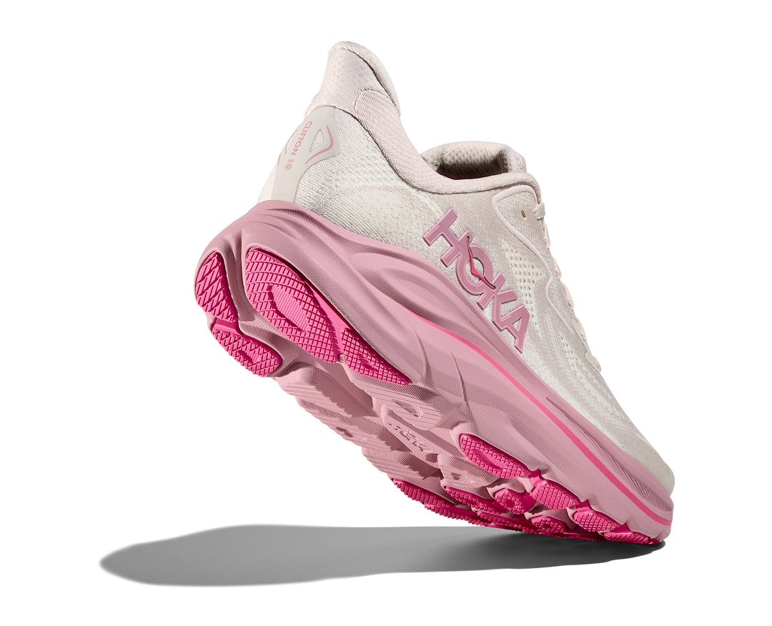 HOKA Clifton 10 para mujer - CREMA ROSA / ROSA SECA