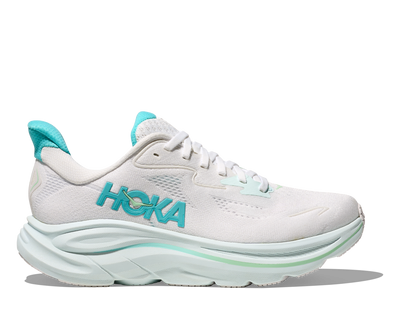 HOKA Women's Clifton 10 - WHITE / CIELO BLUE
