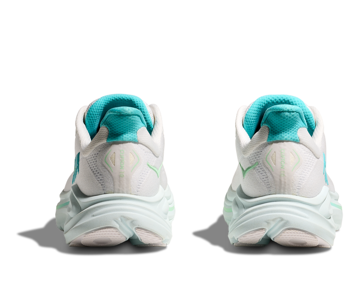 HOKA Women's Clifton 10 - WHITE / CIELO BLUE