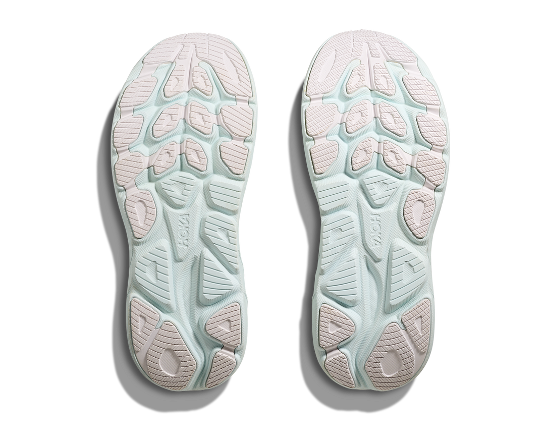 HOKA Women's Clifton 10 - WHITE / CIELO BLUE