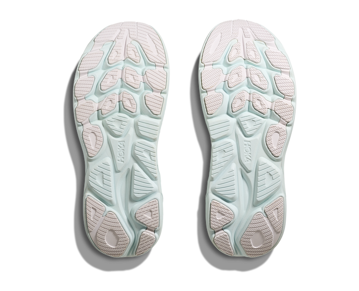 HOKA Women's Clifton 10 - WHITE / CIELO BLUE