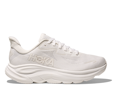 HOKA Women's Clifton 10 - WHITE / WHITE (Wide)