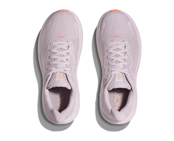 HOKA Women's Clifton 10 - LILAC CREAM / TANGERINE GLOW (Wide)