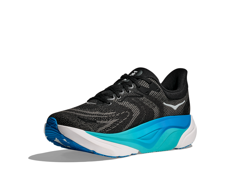 HOKA Men's Arahi 8 - BLACK / SKYWARD BLUE