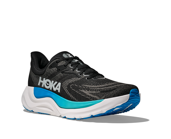 HOKA Men's Arahi 8 - BLACK / SKYWARD BLUE