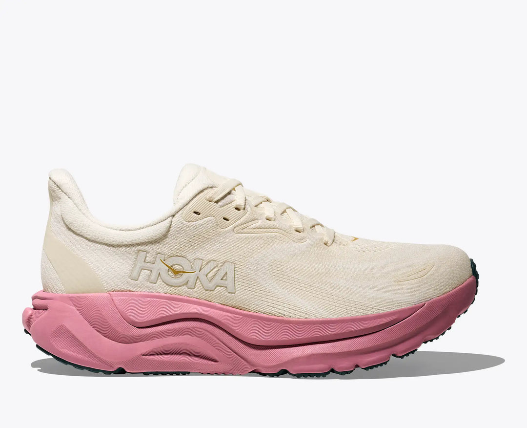 HOKA Arahi 8 para mujer - ALABASTER / LINGONBERRY