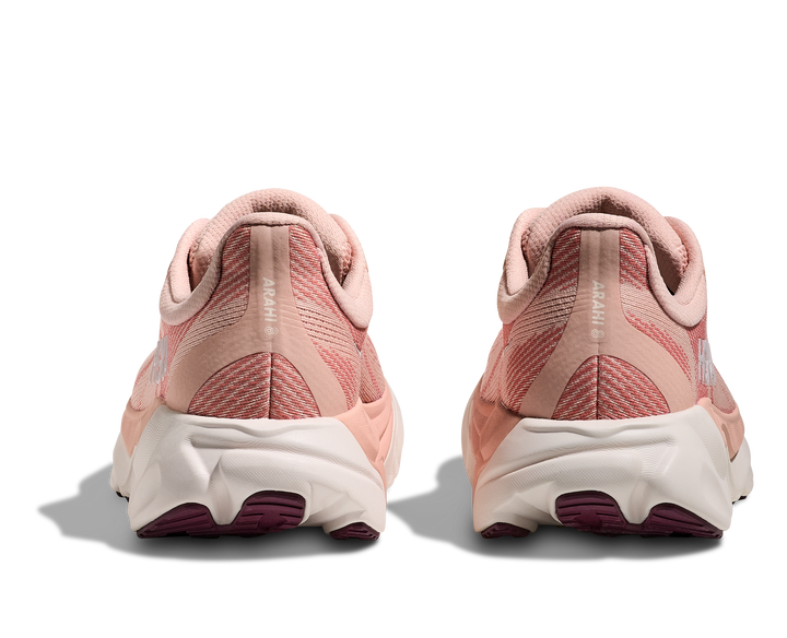 HOKA Arahi 8 para mujer - Crema rosa/alabastro (ancho)