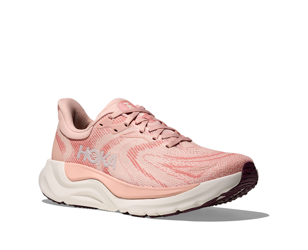 HOKA Arahi 8 para mujer - Crema rosa/alabastro (ancho)