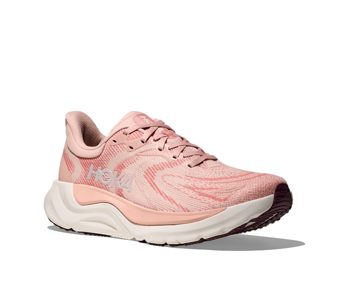 HOKA Arahi 8 para mujer - Crema rosa/alabastro (ancho)