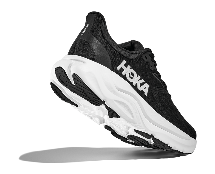 HOKA Women's Arahi 8 - BLACK / WHITE (Wide)