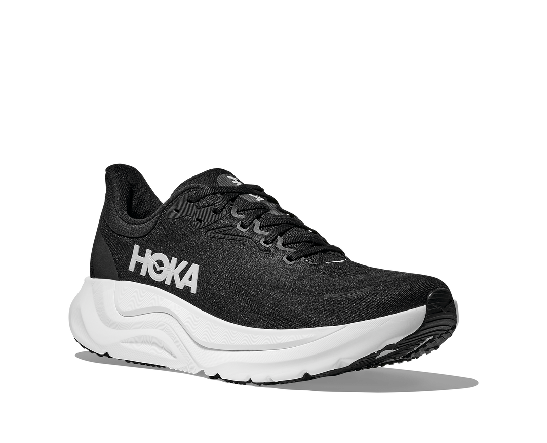 HOKA Women's Arahi 8 - BLACK / WHITE (Wide)