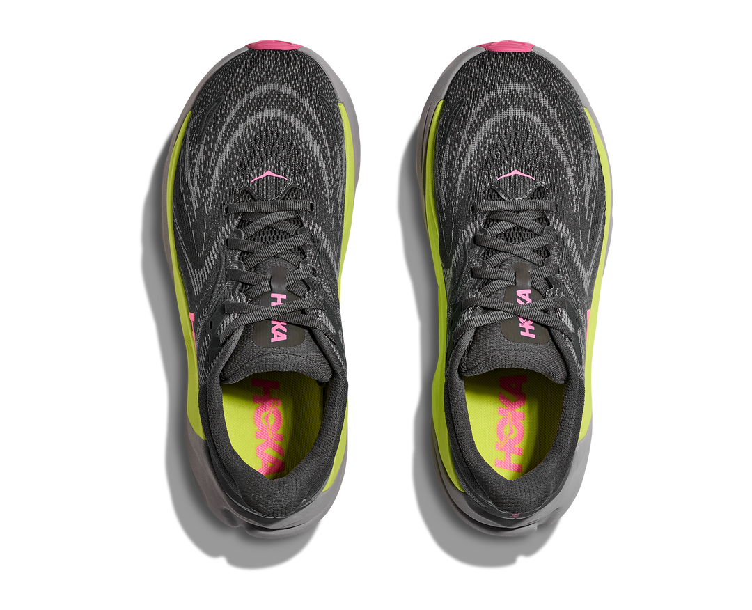 HOKA Women's Arahi 8 - CHARCOAL GREY / GREY SKIES