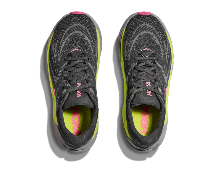 HOKA Women's Arahi 8 - CHARCOAL GREY / GREY SKIES