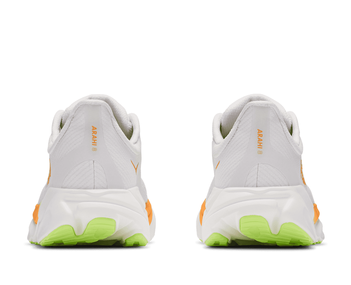 HOKA Women's Arahi 8 - FROST / SOLAR FLARE