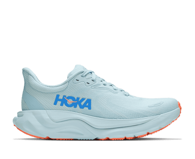 HOKA Women's Arahi 8 - GLIMMERING BLUE / NEON CANTALOUPE