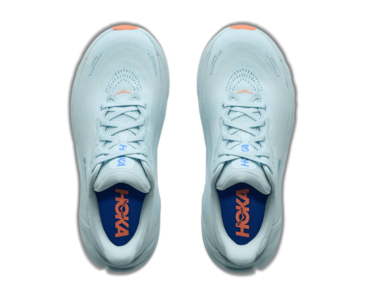 HOKA Women's Arahi 8 - GLIMMERING BLUE / NEON CANTALOUPE