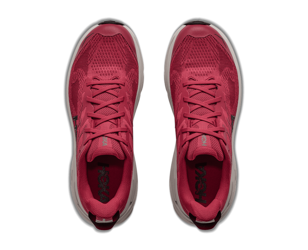 HOKA Men's Challenger 8 - RED AGATE / RIVER ROCK GREY