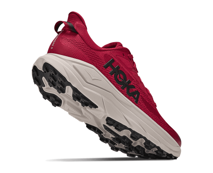 HOKA Men's Challenger 8 - RED AGATE / RIVER ROCK GREY