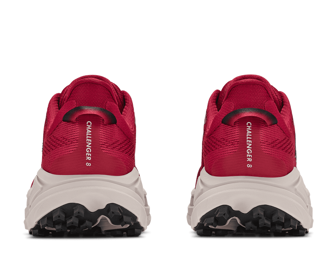 HOKA Men's Challenger 8 - RED AGATE / RIVER ROCK GREY