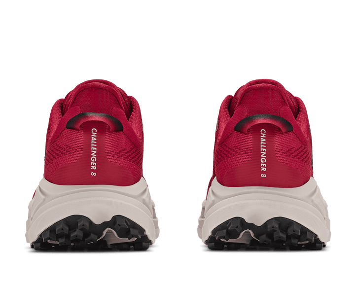 HOKA Men's Challenger 8 - RED AGATE / RIVER ROCK GREY