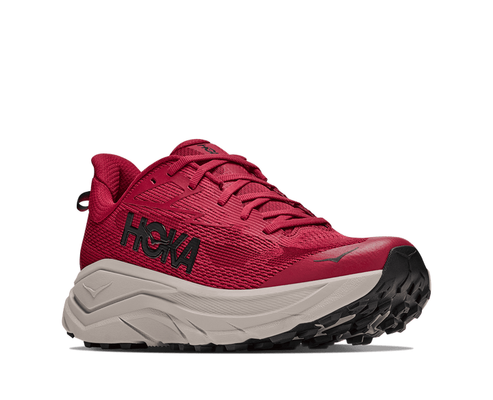 HOKA Men's Challenger 8 - RED AGATE / RIVER ROCK GREY