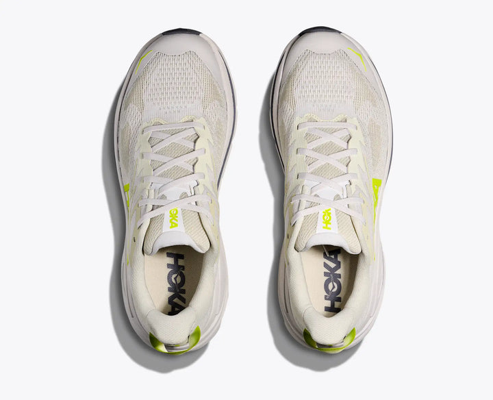 HOKA Men's Challenger 8 - WHITE / NEON HOKA CITRUS