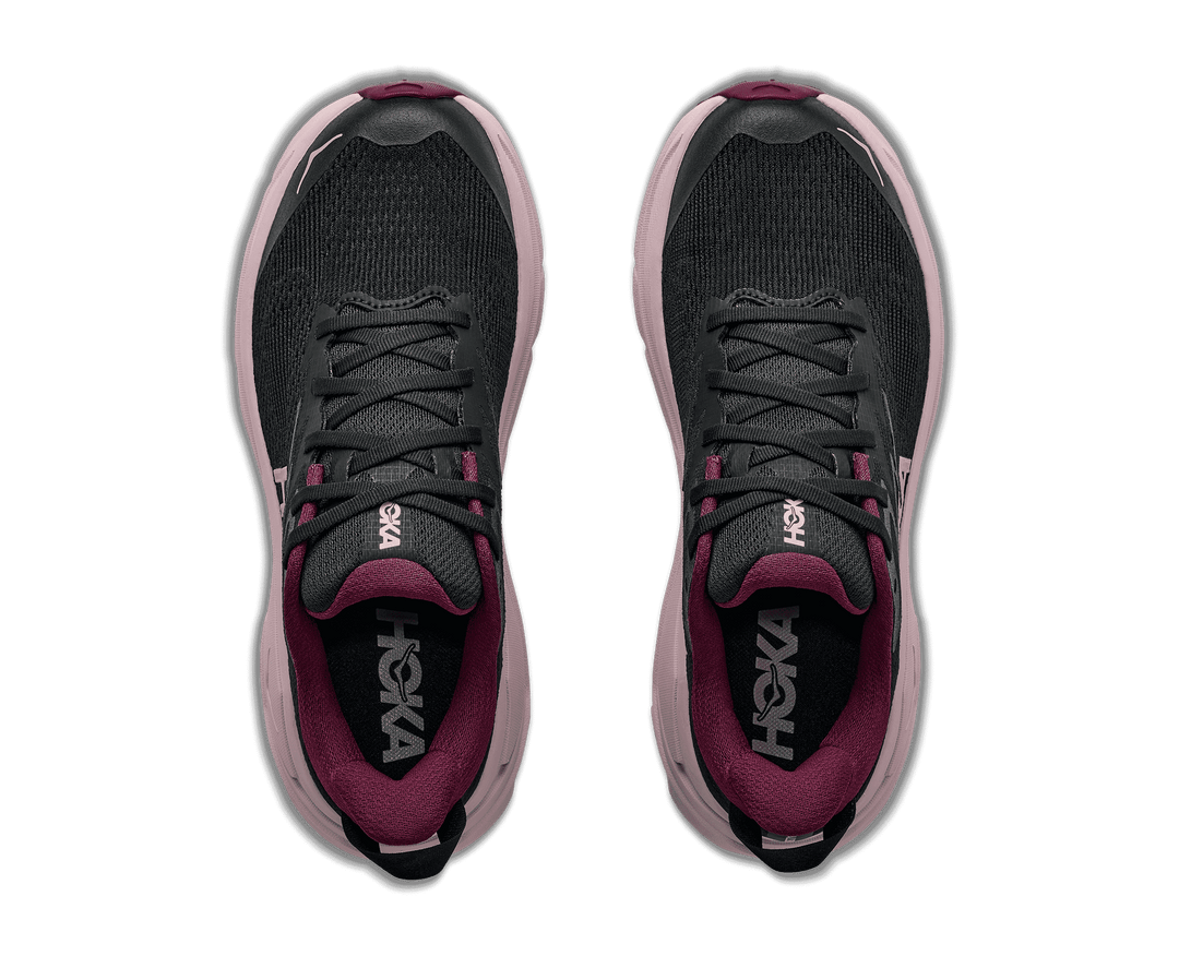 HOKA Women's Challenger 8 - BLACK / PINK OPAL