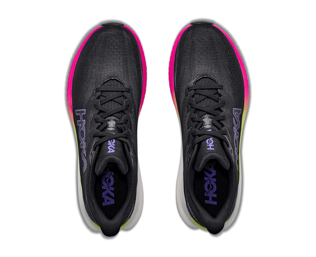 HOKA Men's Mach X 3 - BLACK / NEON NEBULA
