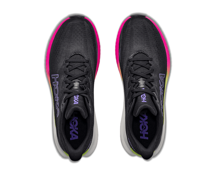 HOKA Men's Mach X 3 - BLACK / NEON NEBULA