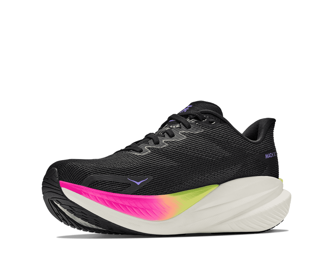 HOKA Men's Mach X 3 - BLACK / NEON NEBULA