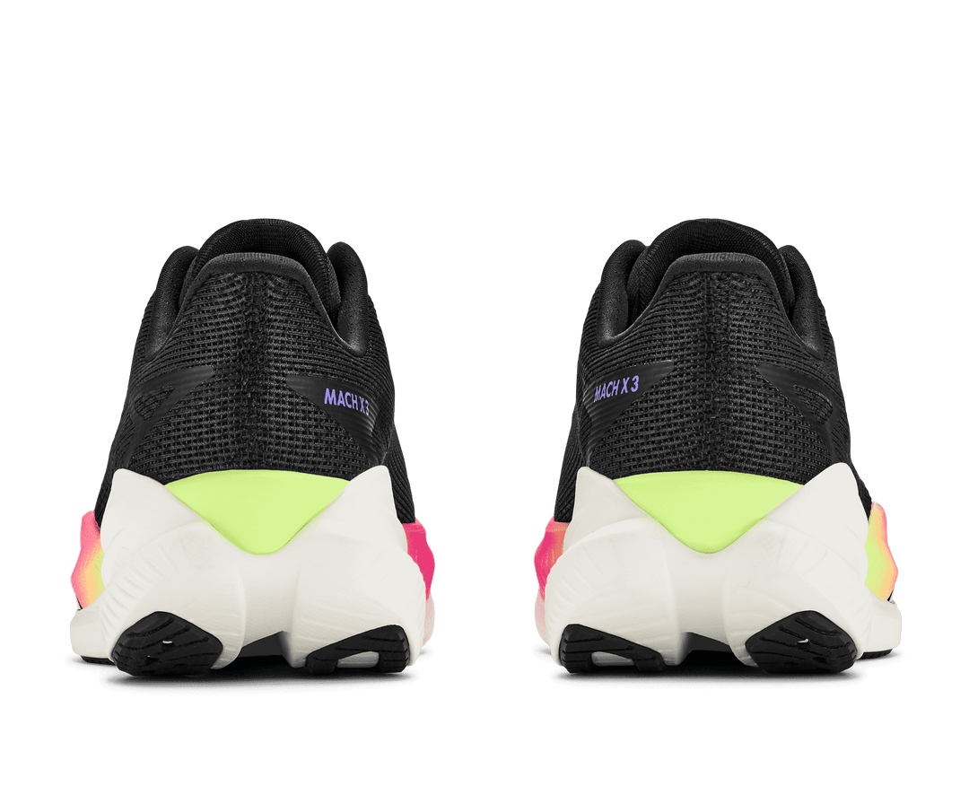 HOKA Men's Mach X 3 - BLACK / NEON NEBULA