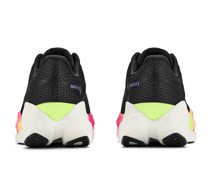 HOKA Men's Mach X 3 - BLACK / NEON NEBULA