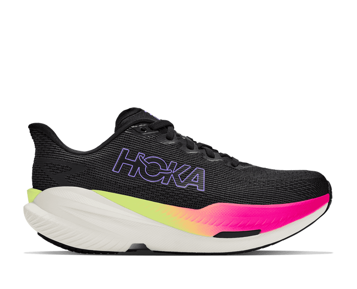 HOKA Women's Mach X 3 - BLACK / NEON NEBULA