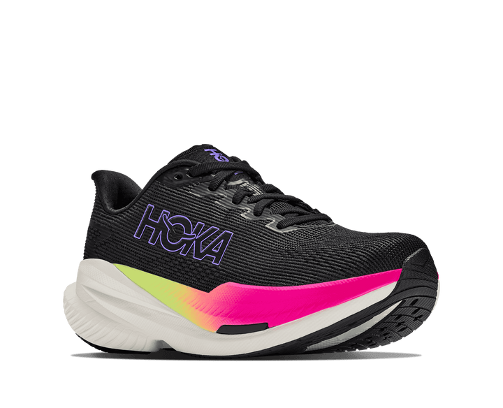 HOKA Women's Mach X 3 - BLACK / NEON NEBULA