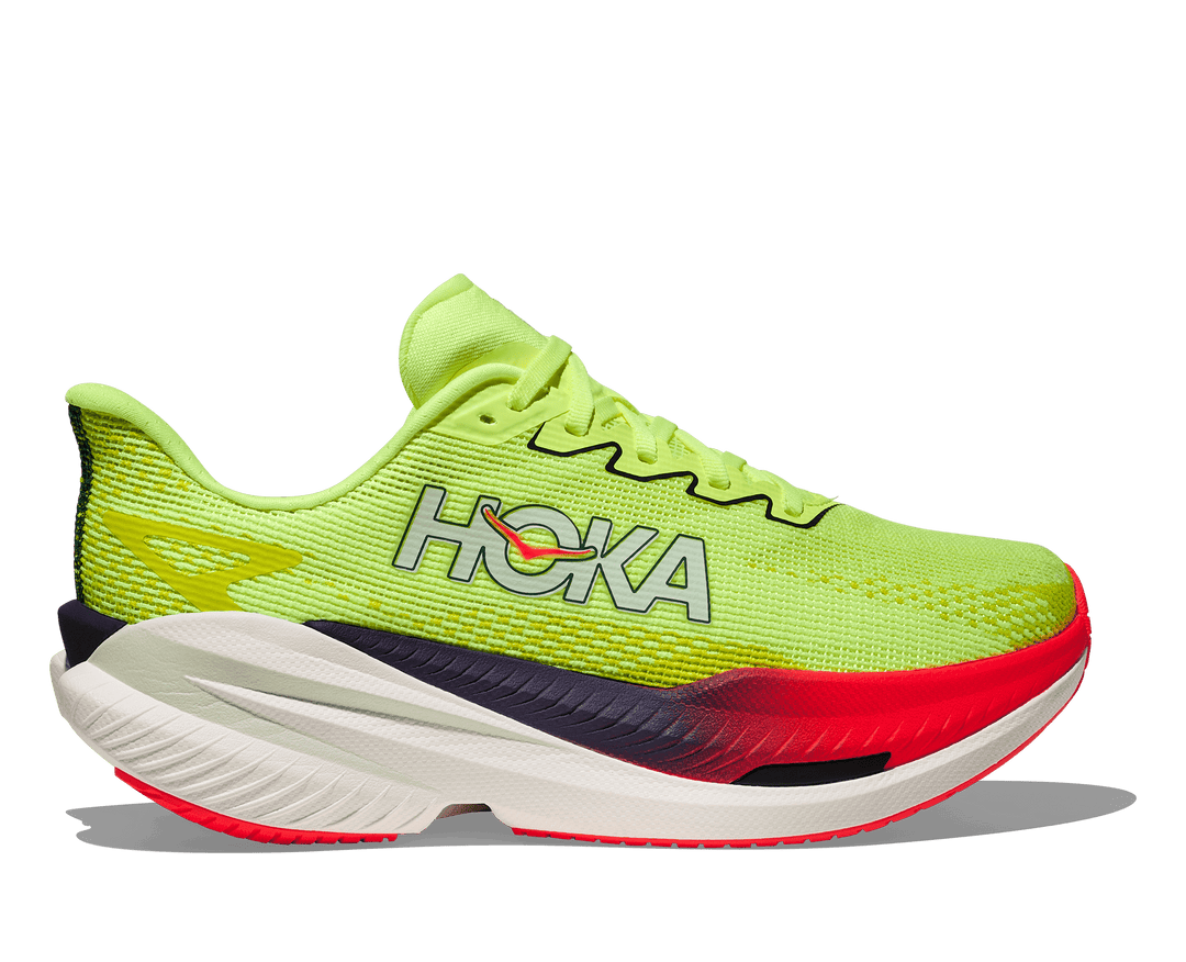 HOKA Women's Mach X 3 - NEON YUZU / SQUID INK