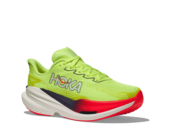 HOKA Women's Mach X 3 - NEON YUZU / SQUID INK