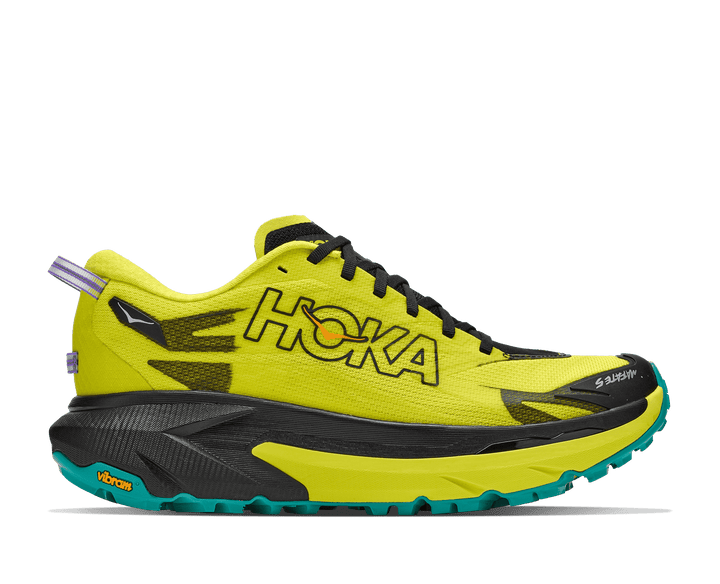 HOKA Men's Mafate 5 - BLACK / HOKA CITRUS