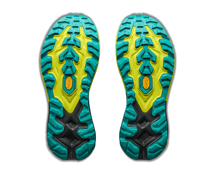 HOKA Men's Mafate 5 - BLACK / HOKA CITRUS
