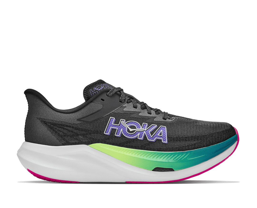 HOKA Unisex Rocket X 3 - BLACK / NEON NEBULA