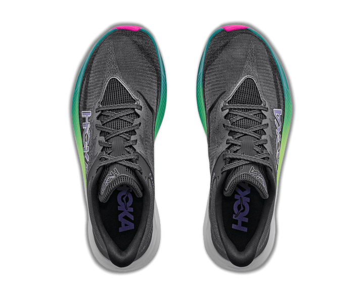 HOKA Unisex Rocket X 3 - BLACK / NEON NEBULA