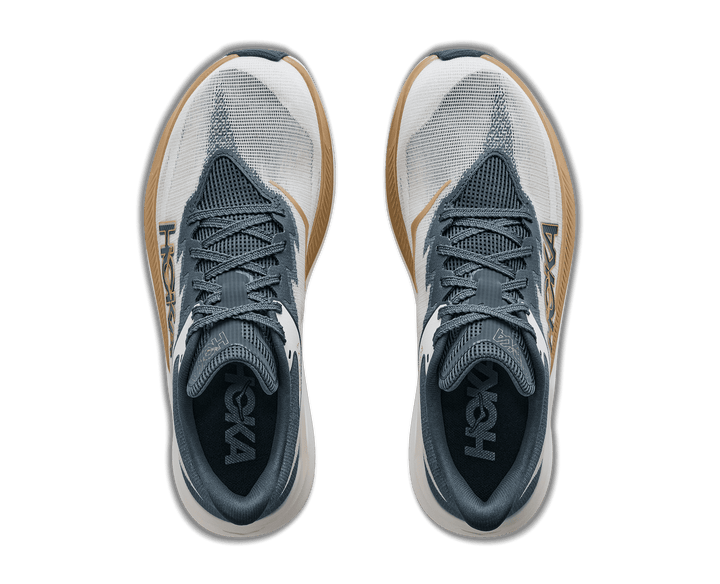 HOKA Unisex Rocket X 3 - FROST / FADED NAVY