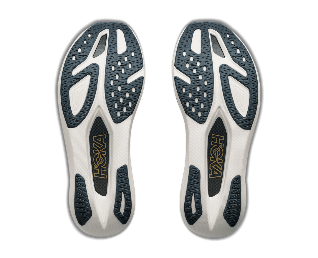 HOKA Unisex Rocket X 3 - FROST / FADED NAVY